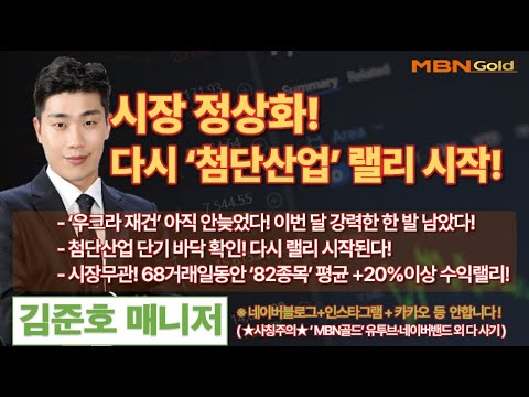 [MBN골드 김준호매니저] 시장 정상화!다시 ‘첨단산업’ 랠리 시작! [25.02.24]