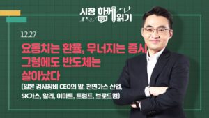 [시장함께읽기] 12월 27일, 요동치는 환율, 무너지는 증시 그럼에도 반도체는 살아났다(일본 검사장비 CEO의 말, 천연가스 산업, SK가스, 알리, 이마트, 트럼프, 브로드컴)