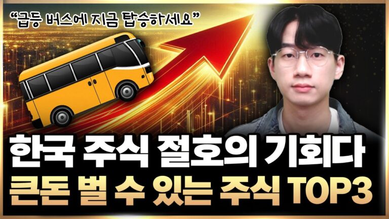 2025년 주도주 ‘이 3개 주식’ 사놓고 기다리면 큰돈 법니다 (25년 주식, 한국 주식)
