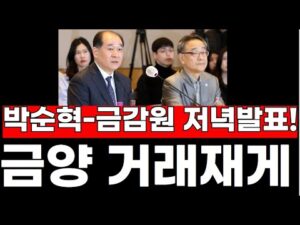 2차전지,금양 박순혁-금감원 거래재게 발표 테슬라22%폭등 금양인수합병 난리낫다 #금양 #금양주가전망 #금양주가 #금양주식 #금양실적 #금양대응전략