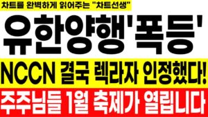 [유한양행 주가 전망] "긴급" 와...NCCN 드디어 렉라자에 무릎꿇었네요.그동안 고생많으셨습니다! 1월부터는 호재뉴스 계속해서 터진다!#유한양행주가분석#유한양행 #유한양행목표가