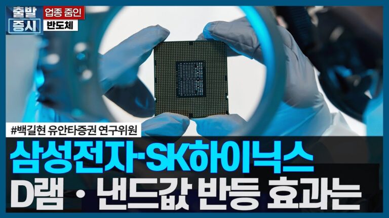 삼성전자·SK하이닉스, D램•낸드값 반등 효과는/ 업종줌인 / 반도체주 / 한국경제TV