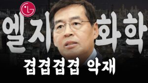 LG화학주가 5분의1토막의 비밀