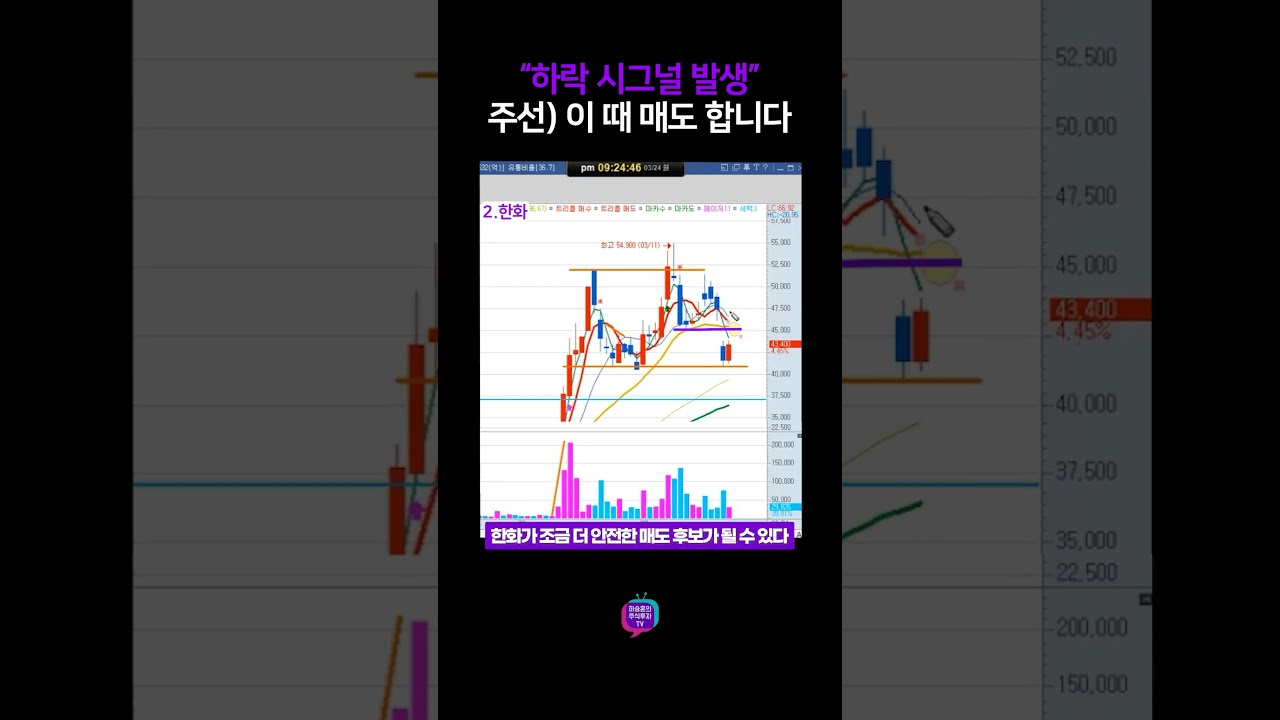쐐기형 패턴 이후 하락 파동