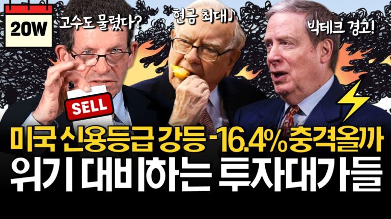 미국주식 충격을 대비하는 투자대가들의 계좌 공개!