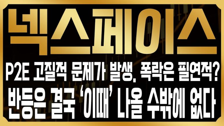 [넥스페이스 코인전망] 넥스페이스 폭락의 근본적 원인은 따로있었다? 메이플스토리N의 경제시스템 결함, 넥슨이 칼빼든 이유 #NXPC