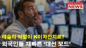 삼성전자랑 2차전지가 동시에 급등한 이유