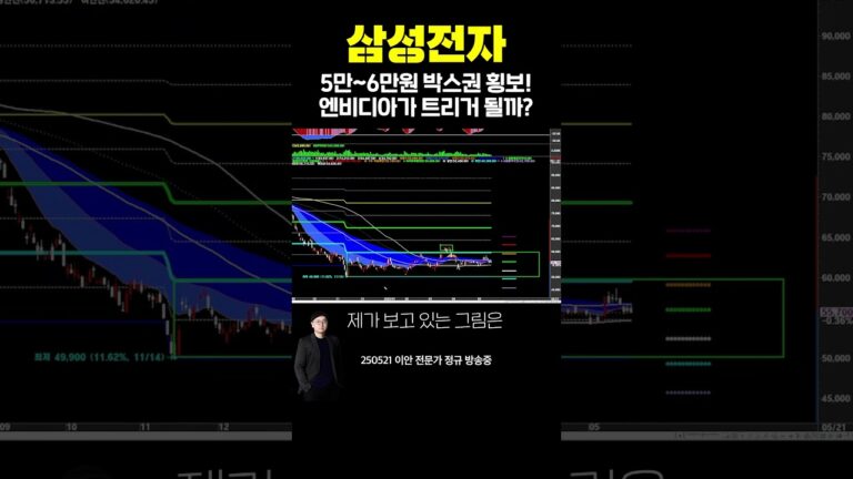 #삼성전자 5만~6만원 박스권 횡보! 엔비디아가 트리거 될까? | 이안 전문가