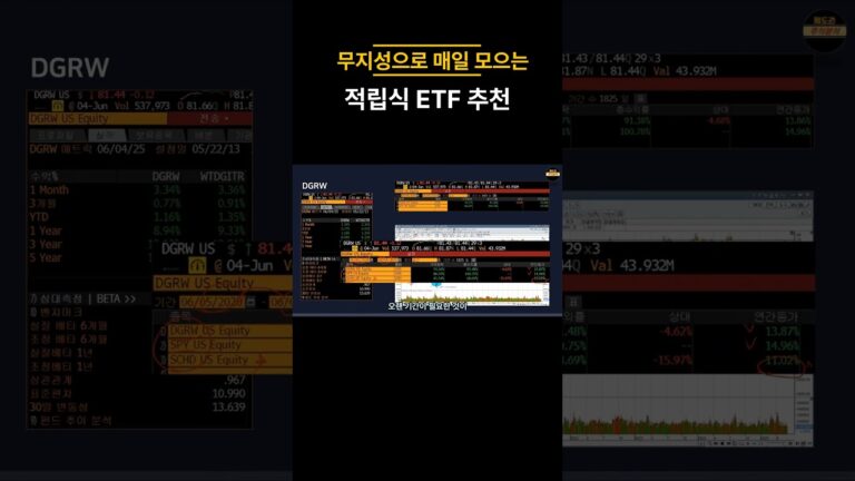 SCHD vs DGRW 여러분의 선택은?