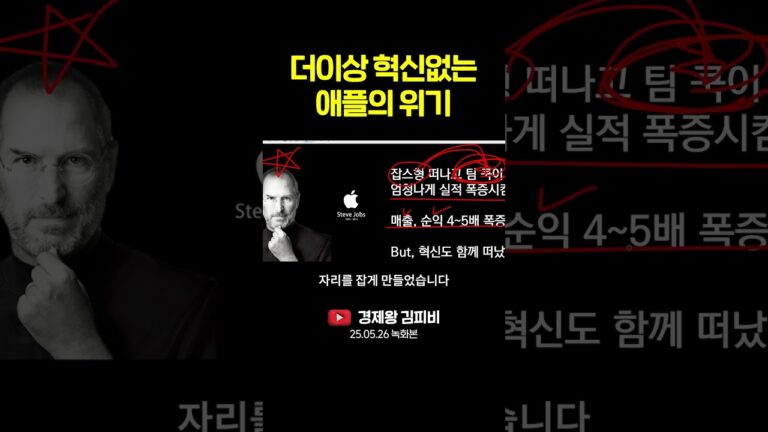 더이상 혁신없는 애플의 위기 #shorts