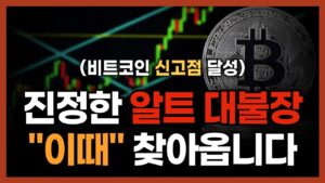진짜 알트코인 불장이 찾아오는 시점은 바로 "이때"