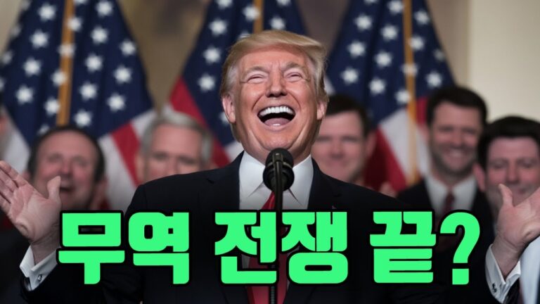 트럼프의 무역 전쟁 끝??