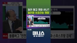 [머니숏] 달러 팔고 엔화 사나? 달러와 시소타는 엔화 #shorts