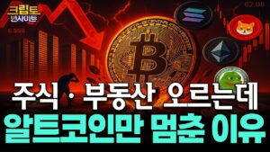 [크립토인사이트] 주식·부동산 다 오르는데… 알트코인만 왜 혼자 무너졌나? | 김동환 원더프레임 대표 / 조동현 언디파인랩스 대표