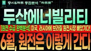 [두산에너빌리티,우리기술 주가전망]"원전 수급 완벽분석" 6월, 원전은 이렇게 갑니다! 미국, 러시아에 브라질 원전시장 빼았긴 상황! 해결책은 '이 방법' 뿐! #두산에너빌리티