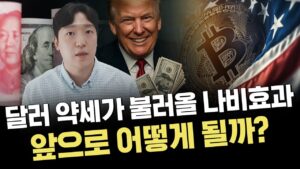 달러 약세가 가져올 엄청난 충격! 주식과 비트코인 어떻게 될까?