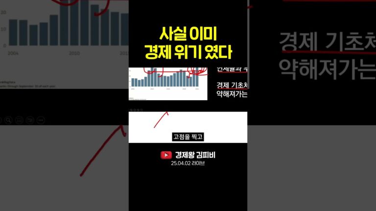 사실 이미 경제 위기였다 #shorts