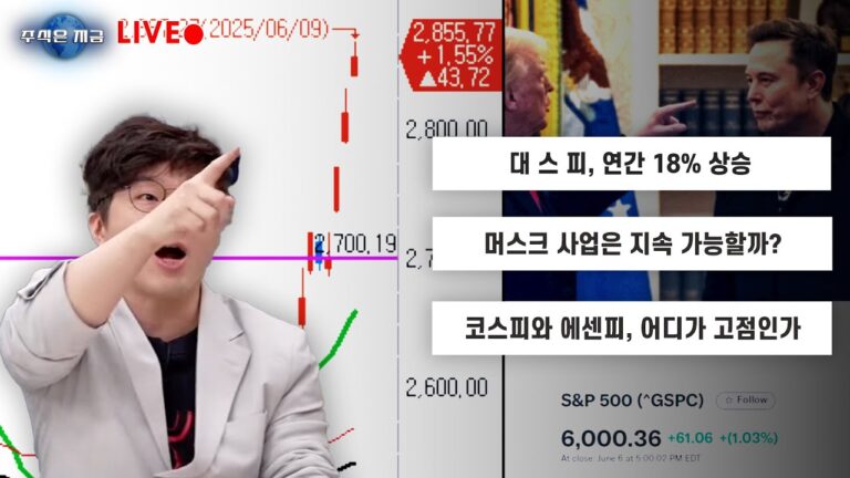 대.스.피 연간 18% 상승ㅣ머스크 사업은 지속 가능할까?ㅣ코스피와 에센피, 어디가 고점인가