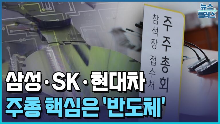 삼성·SK·현대차 주총 핵심은 ‘반도체’ / 한국경제TV뉴스