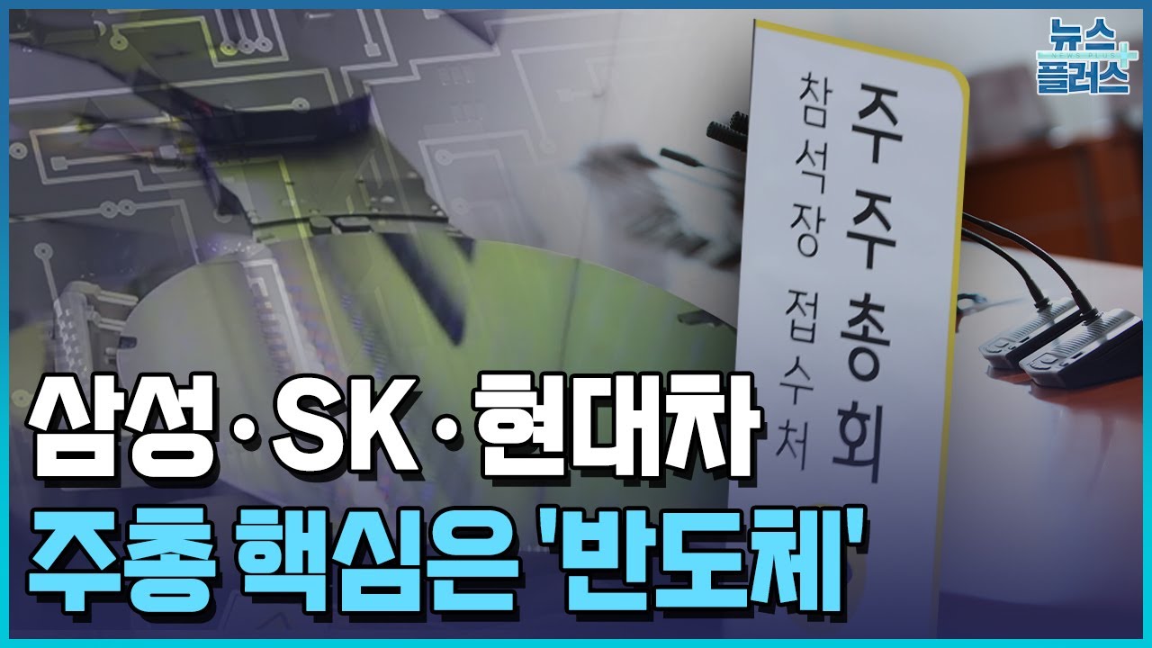 삼성·SK·현대차 주총 핵심은 '반도체' / 한국경제TV뉴스